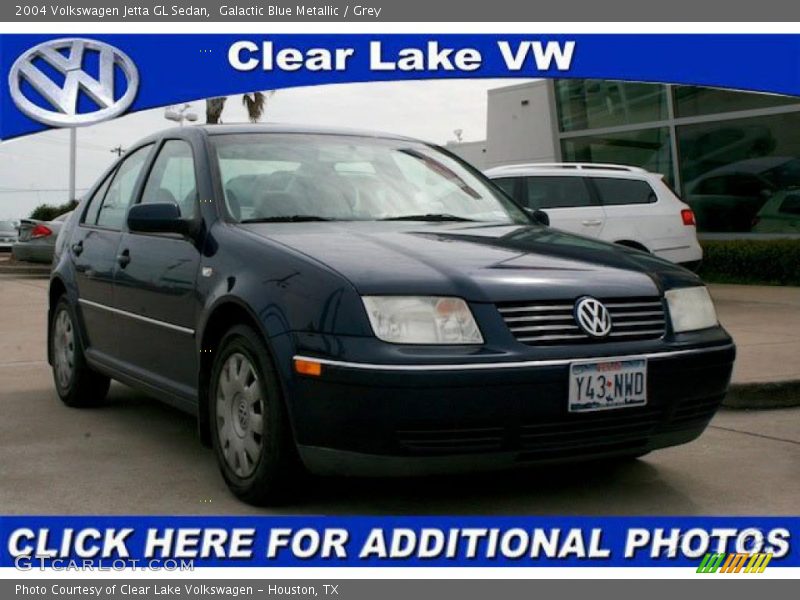 Galactic Blue Metallic / Grey 2004 Volkswagen Jetta GL Sedan