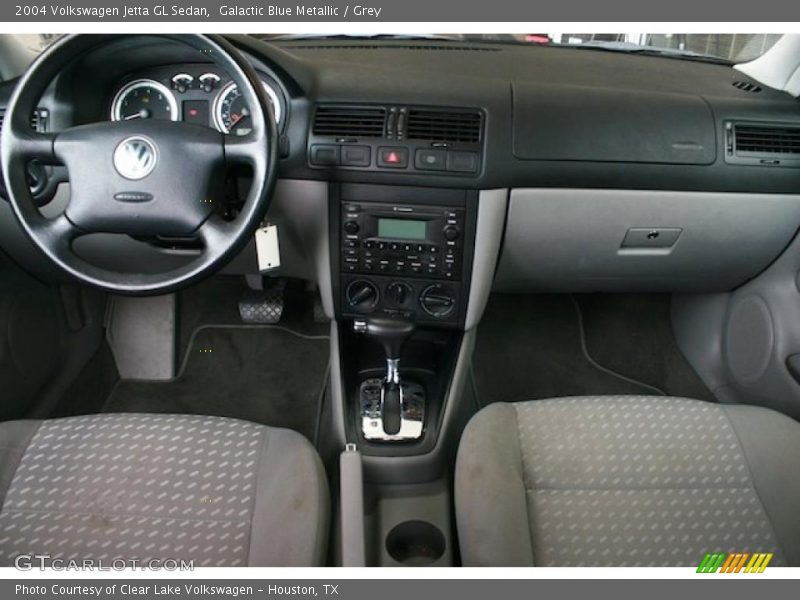 Galactic Blue Metallic / Grey 2004 Volkswagen Jetta GL Sedan