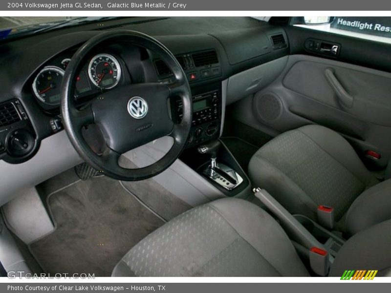 Galactic Blue Metallic / Grey 2004 Volkswagen Jetta GL Sedan