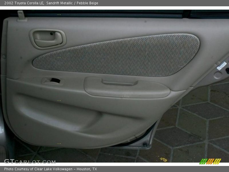 Sandrift Metallic / Pebble Beige 2002 Toyota Corolla LE