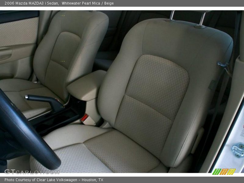 Whitewater Pearl Mica / Beige 2006 Mazda MAZDA3 i Sedan