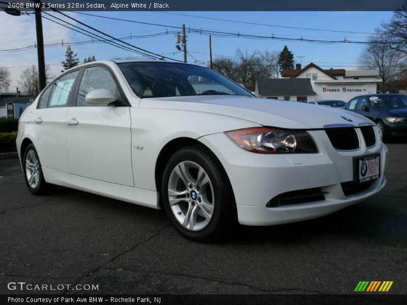 Alpine White / Black 2008 BMW 3 Series 328xi Sedan