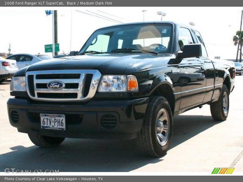 Black / Medium Dark Flint 2008 Ford Ranger XLT SuperCab