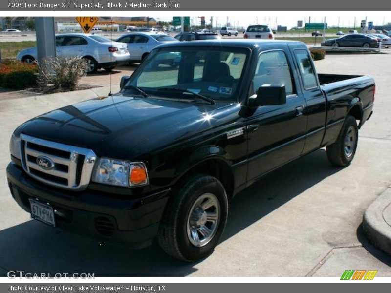 Black / Medium Dark Flint 2008 Ford Ranger XLT SuperCab