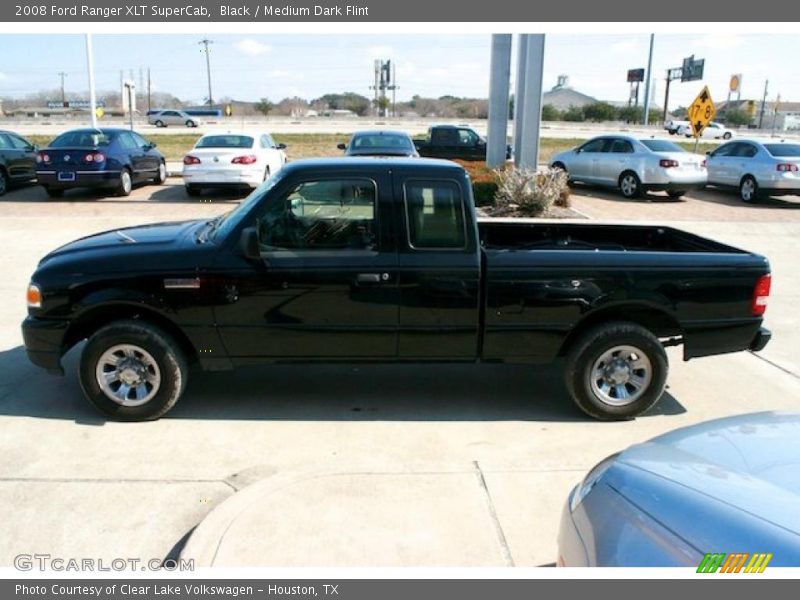 Black / Medium Dark Flint 2008 Ford Ranger XLT SuperCab