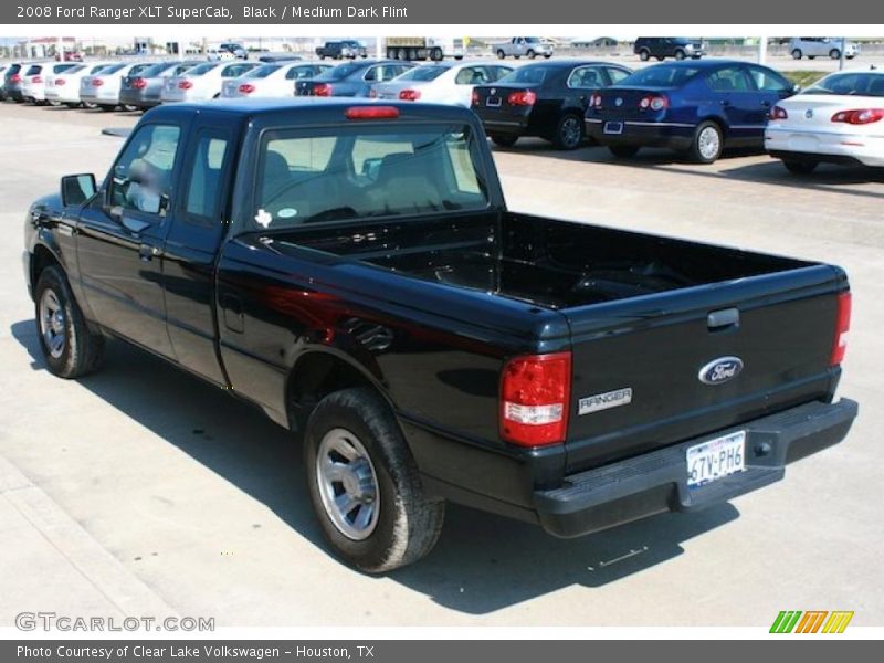 Black / Medium Dark Flint 2008 Ford Ranger XLT SuperCab