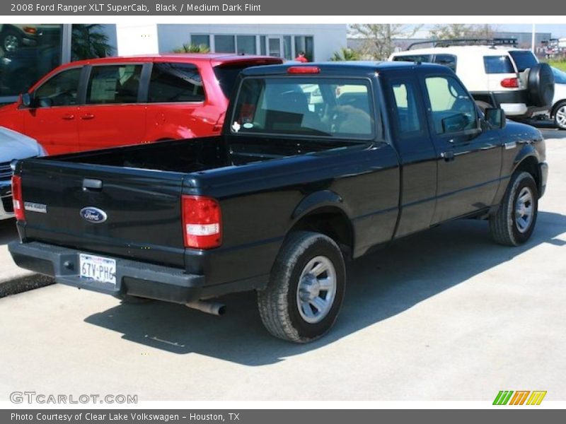 Black / Medium Dark Flint 2008 Ford Ranger XLT SuperCab