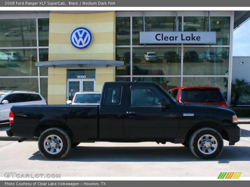 Black / Medium Dark Flint 2008 Ford Ranger XLT SuperCab