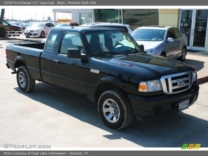 Black / Medium Dark Flint 2008 Ford Ranger XLT SuperCab