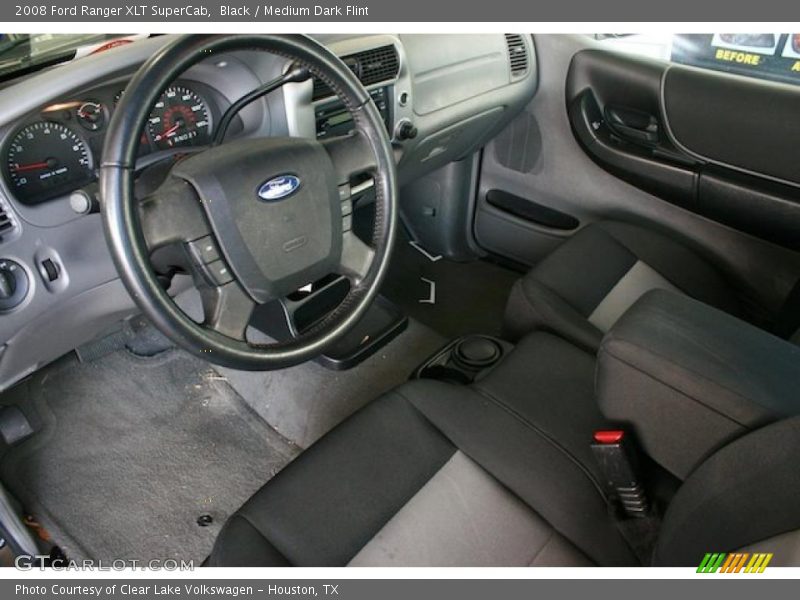 Black / Medium Dark Flint 2008 Ford Ranger XLT SuperCab