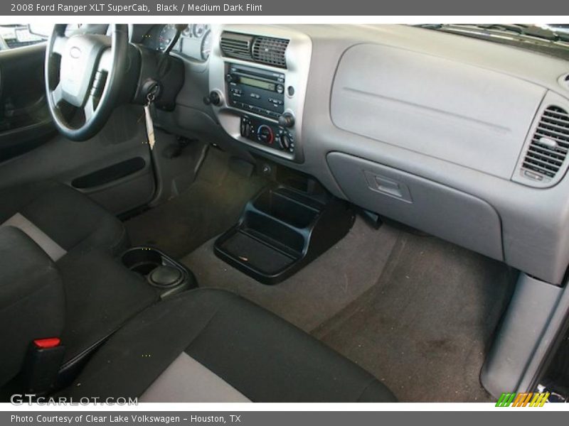 Black / Medium Dark Flint 2008 Ford Ranger XLT SuperCab