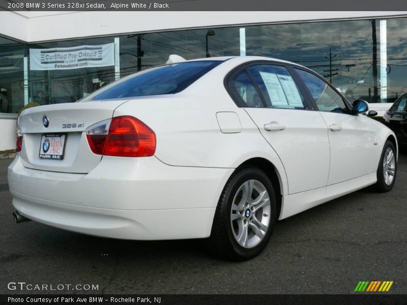 Alpine White / Black 2008 BMW 3 Series 328xi Sedan