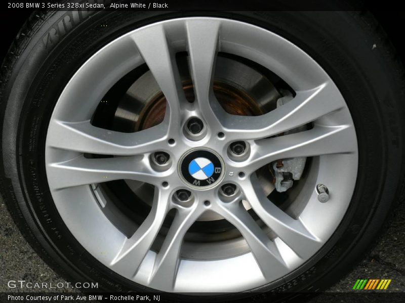 Alpine White / Black 2008 BMW 3 Series 328xi Sedan