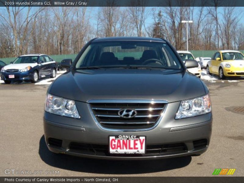 Willow Gray / Gray 2009 Hyundai Sonata GLS
