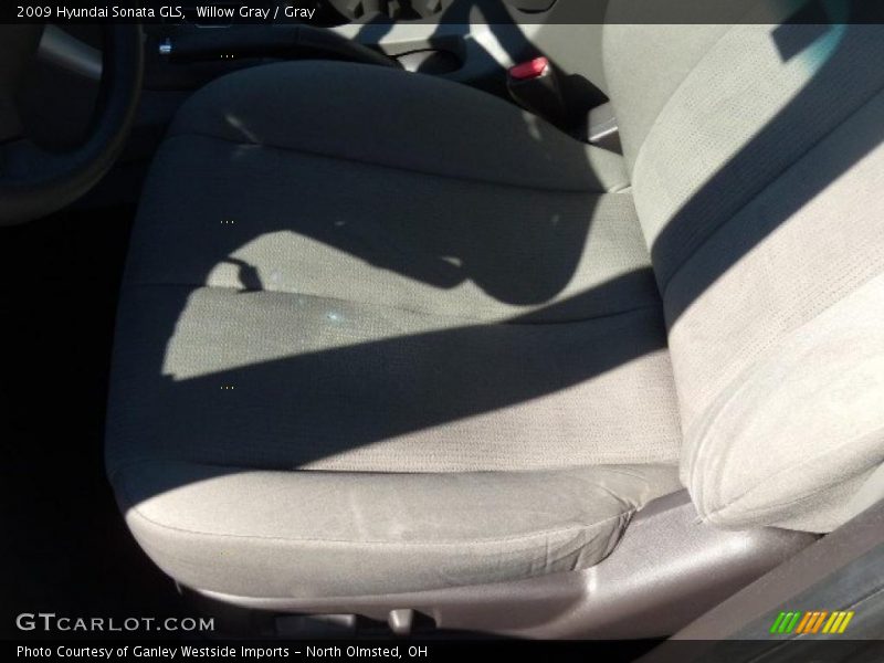Willow Gray / Gray 2009 Hyundai Sonata GLS