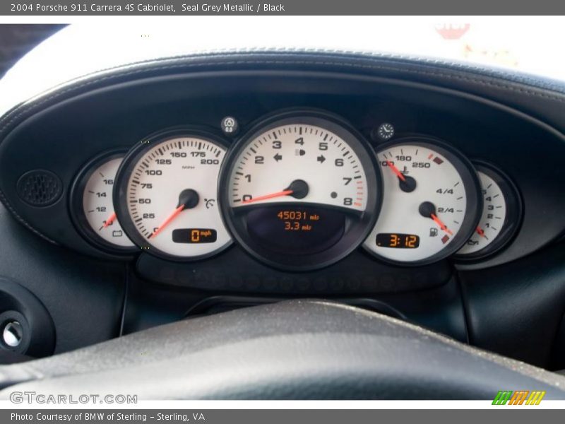  2004 911 Carrera 4S Cabriolet Carrera 4S Cabriolet Gauges