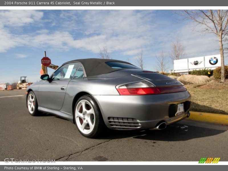 Seal Grey Metallic / Black 2004 Porsche 911 Carrera 4S Cabriolet