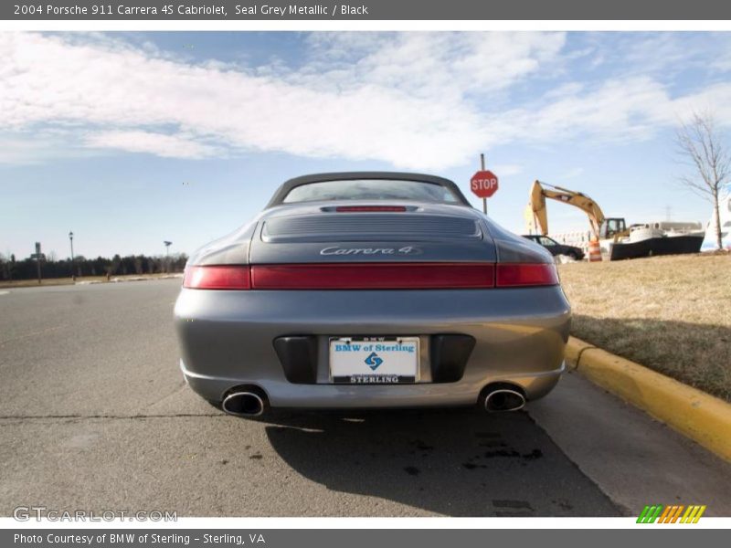 Seal Grey Metallic / Black 2004 Porsche 911 Carrera 4S Cabriolet