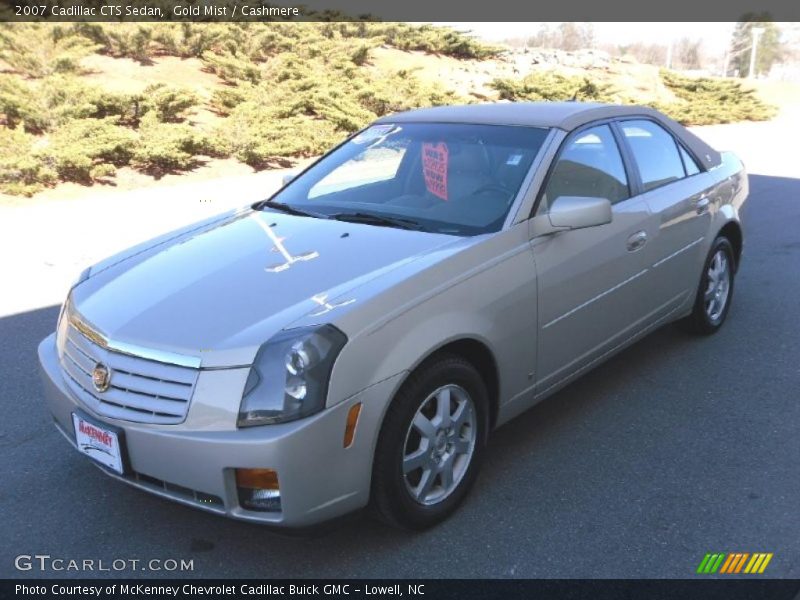 Gold Mist / Cashmere 2007 Cadillac CTS Sedan