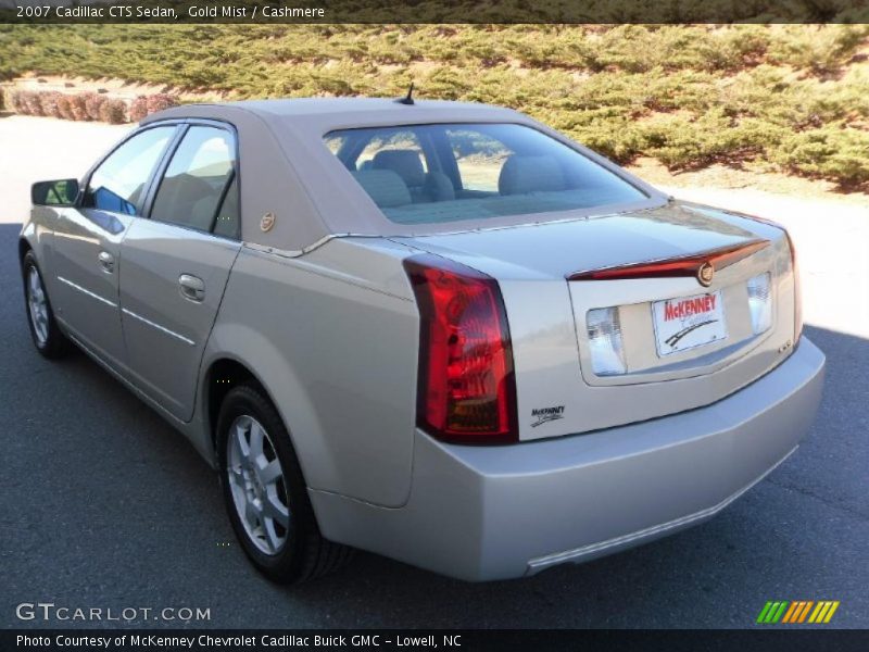 Gold Mist / Cashmere 2007 Cadillac CTS Sedan