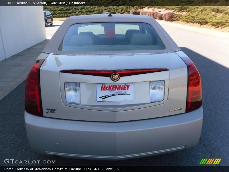 Gold Mist / Cashmere 2007 Cadillac CTS Sedan