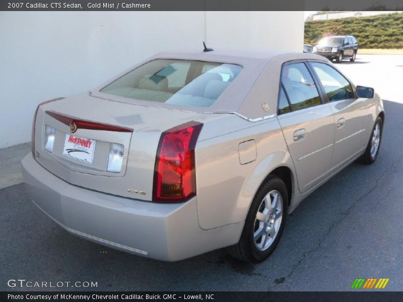 Gold Mist / Cashmere 2007 Cadillac CTS Sedan