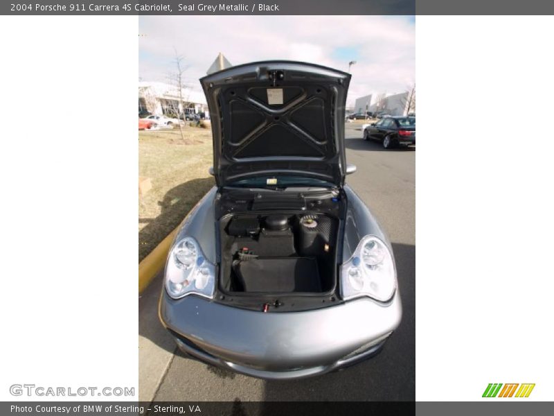 Seal Grey Metallic / Black 2004 Porsche 911 Carrera 4S Cabriolet