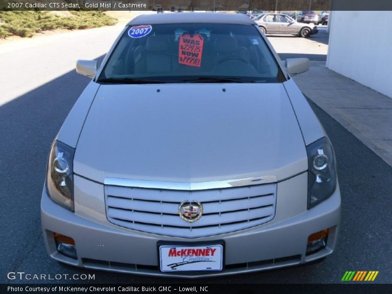 Gold Mist / Cashmere 2007 Cadillac CTS Sedan