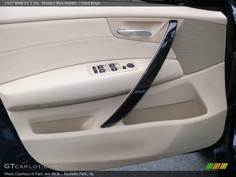 Monaco Blue Metallic / Sand Beige 2007 BMW X3 3.0si