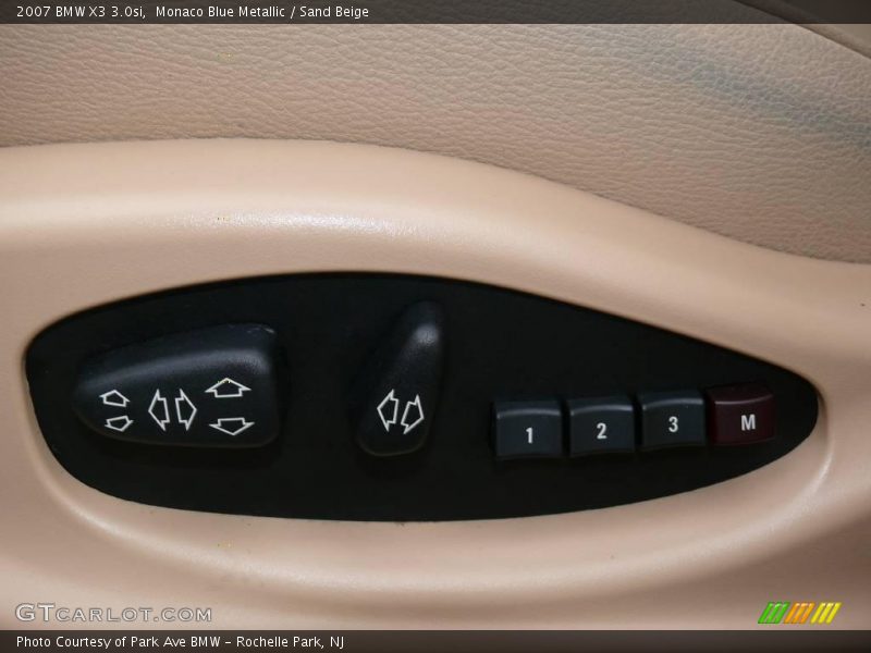 Monaco Blue Metallic / Sand Beige 2007 BMW X3 3.0si
