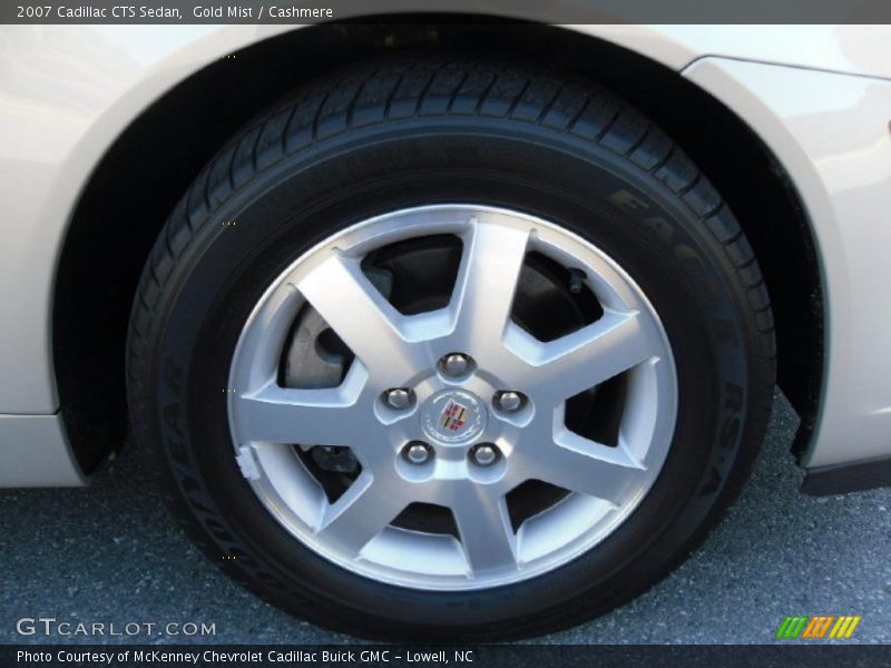 Gold Mist / Cashmere 2007 Cadillac CTS Sedan