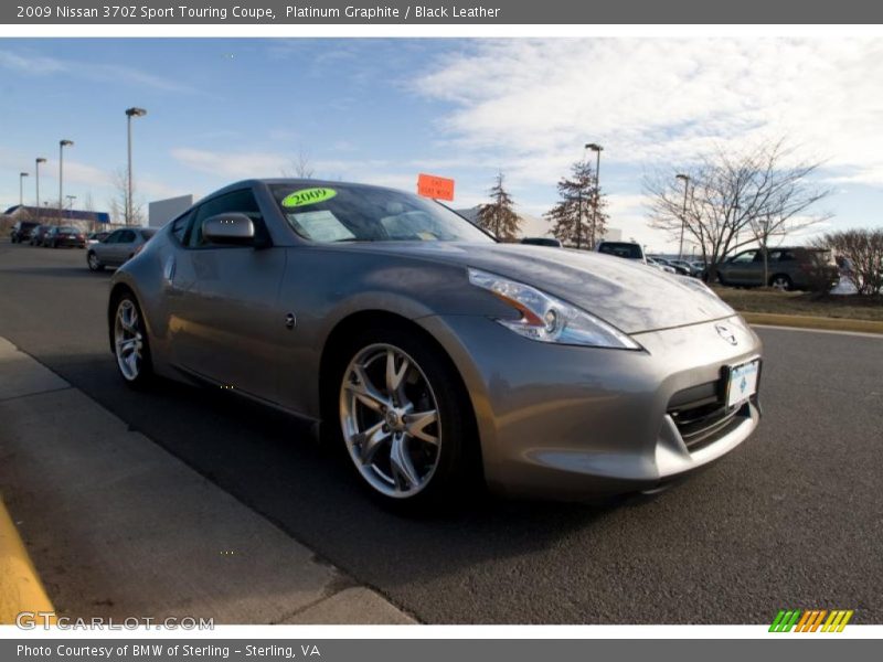 Platinum Graphite / Black Leather 2009 Nissan 370Z Sport Touring Coupe