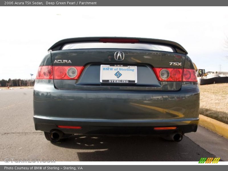 Deep Green Pearl / Parchment 2006 Acura TSX Sedan
