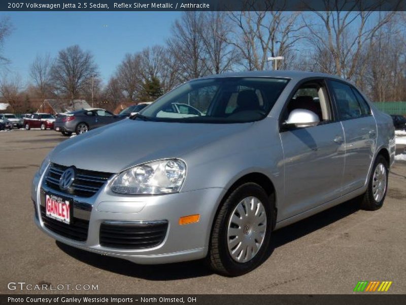 Reflex Silver Metallic / Anthracite 2007 Volkswagen Jetta 2.5 Sedan