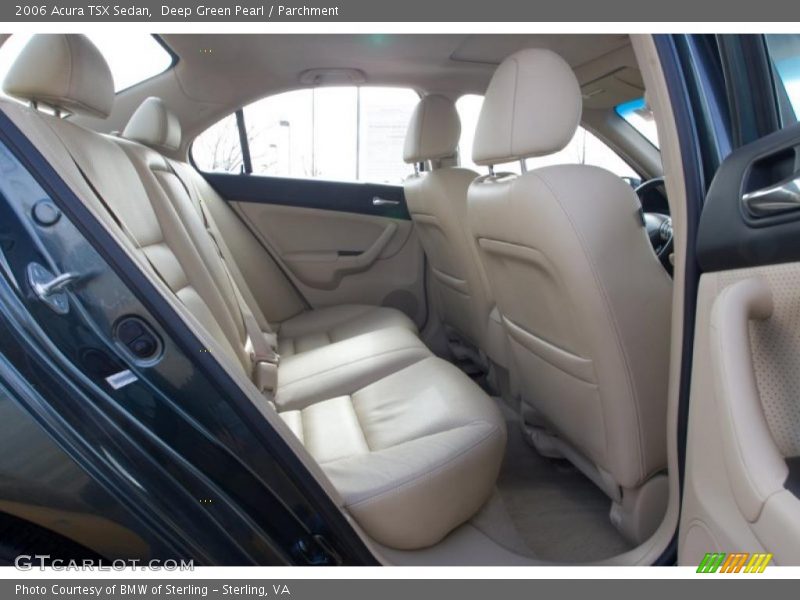 Deep Green Pearl / Parchment 2006 Acura TSX Sedan
