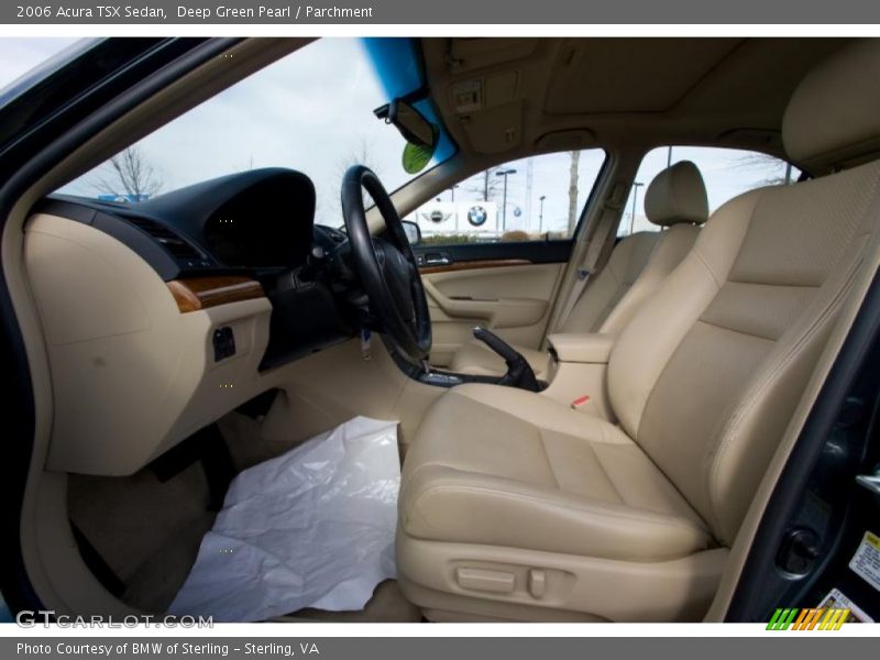 Deep Green Pearl / Parchment 2006 Acura TSX Sedan