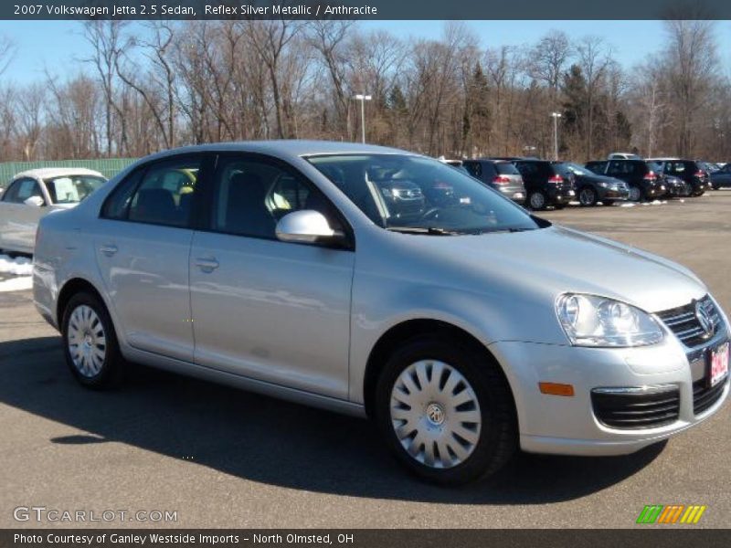 Reflex Silver Metallic / Anthracite 2007 Volkswagen Jetta 2.5 Sedan