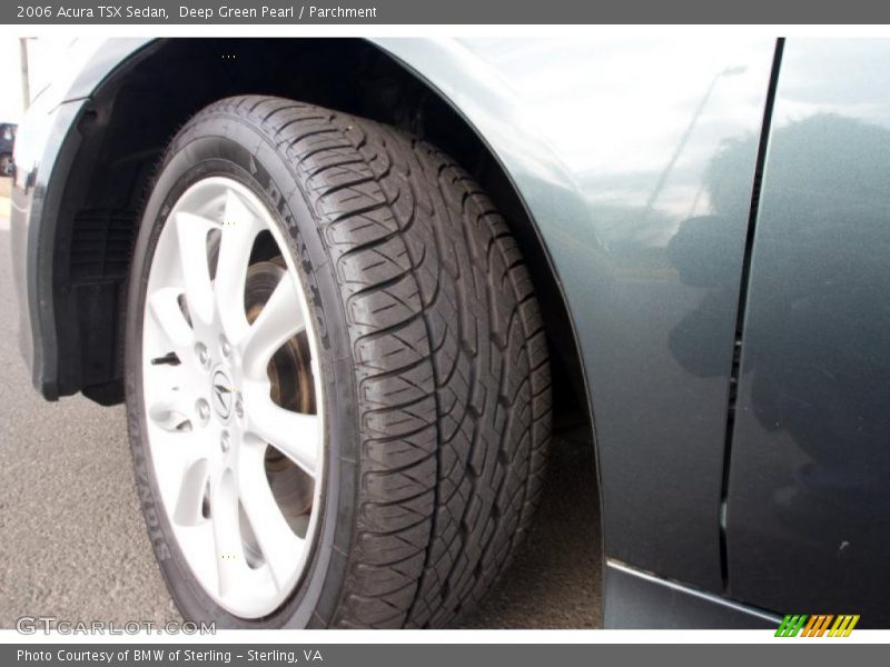 Deep Green Pearl / Parchment 2006 Acura TSX Sedan