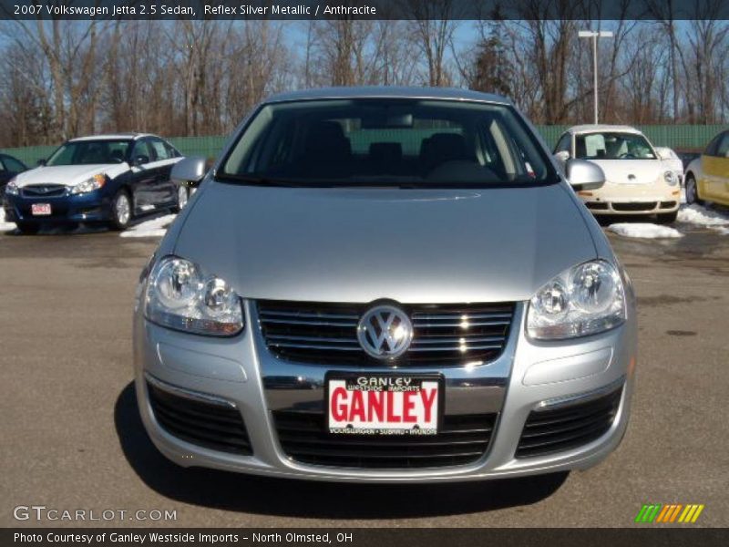 Reflex Silver Metallic / Anthracite 2007 Volkswagen Jetta 2.5 Sedan