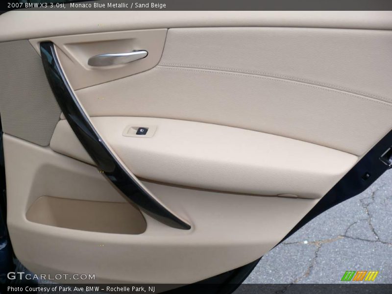 Monaco Blue Metallic / Sand Beige 2007 BMW X3 3.0si