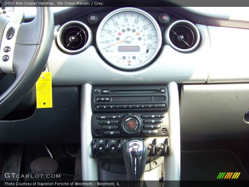 Silk Green Metallic / Grey 2003 Mini Cooper Hardtop