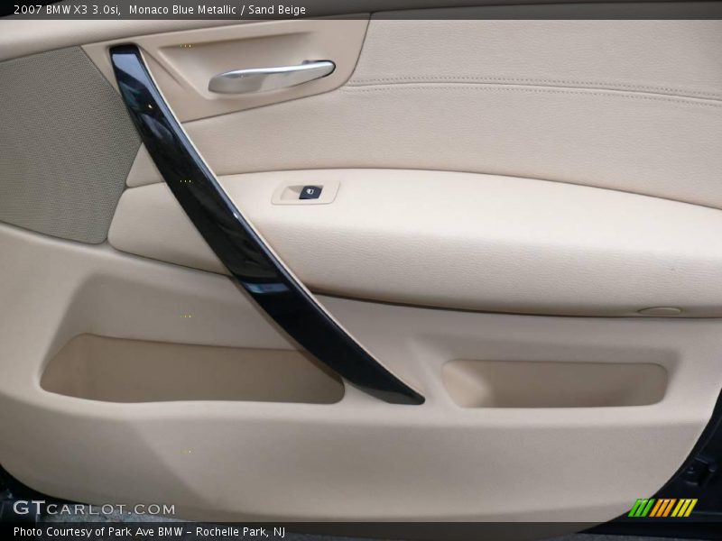 Monaco Blue Metallic / Sand Beige 2007 BMW X3 3.0si