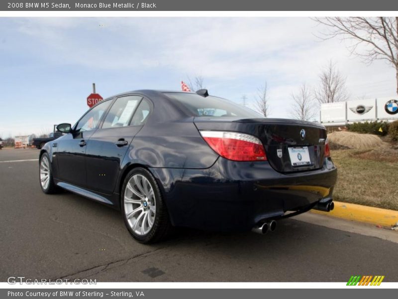 Monaco Blue Metallic / Black 2008 BMW M5 Sedan