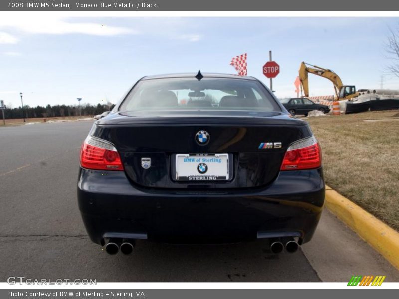 Monaco Blue Metallic / Black 2008 BMW M5 Sedan