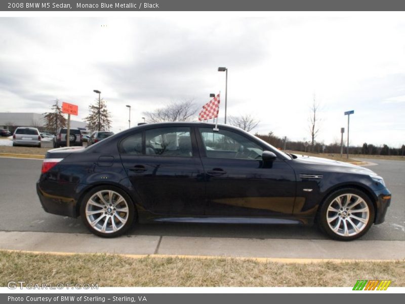 Monaco Blue Metallic / Black 2008 BMW M5 Sedan