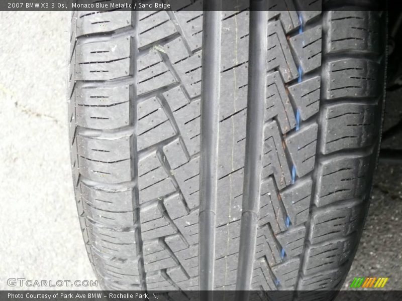 Monaco Blue Metallic / Sand Beige 2007 BMW X3 3.0si