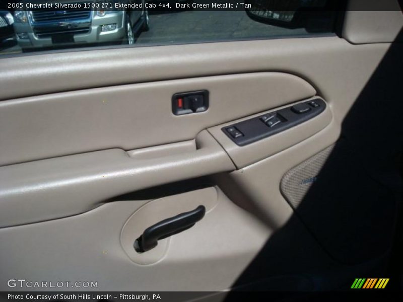 Dark Green Metallic / Tan 2005 Chevrolet Silverado 1500 Z71 Extended Cab 4x4