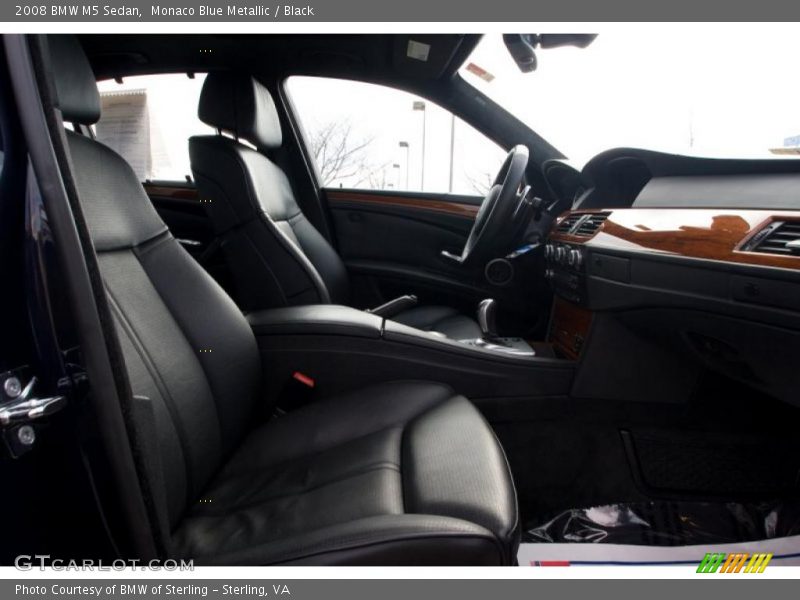 Monaco Blue Metallic / Black 2008 BMW M5 Sedan