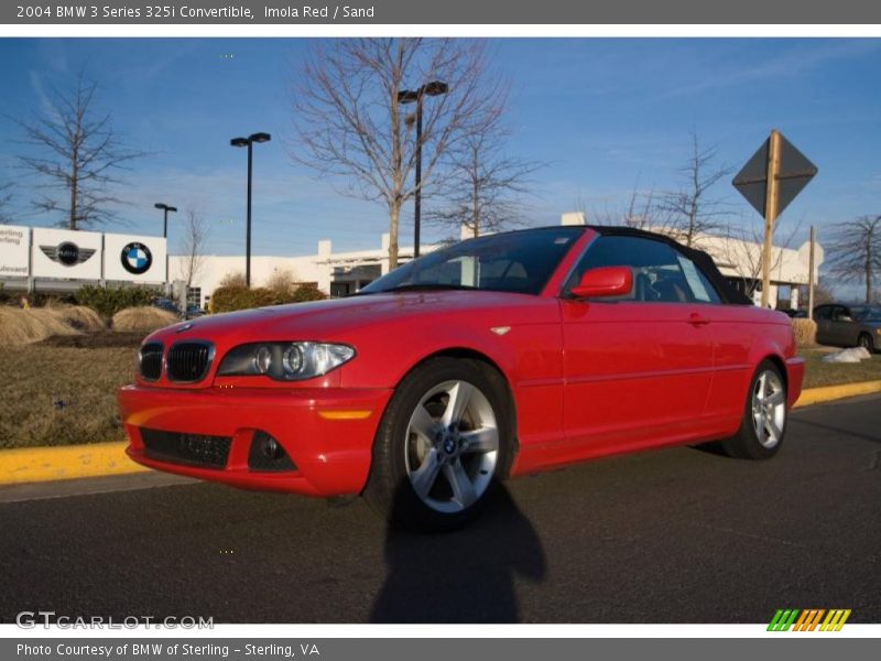 Imola Red / Sand 2004 BMW 3 Series 325i Convertible