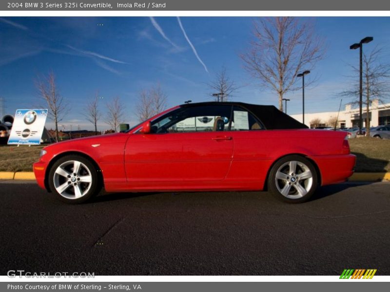 Imola Red / Sand 2004 BMW 3 Series 325i Convertible